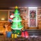 Multi Color 7 ft Inflatable Christmas Tree with LED Lights and Holiday Decor